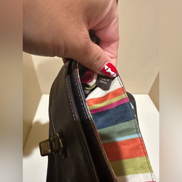 Coach Legacy Metallic Wristlet - Picture 9 of 10